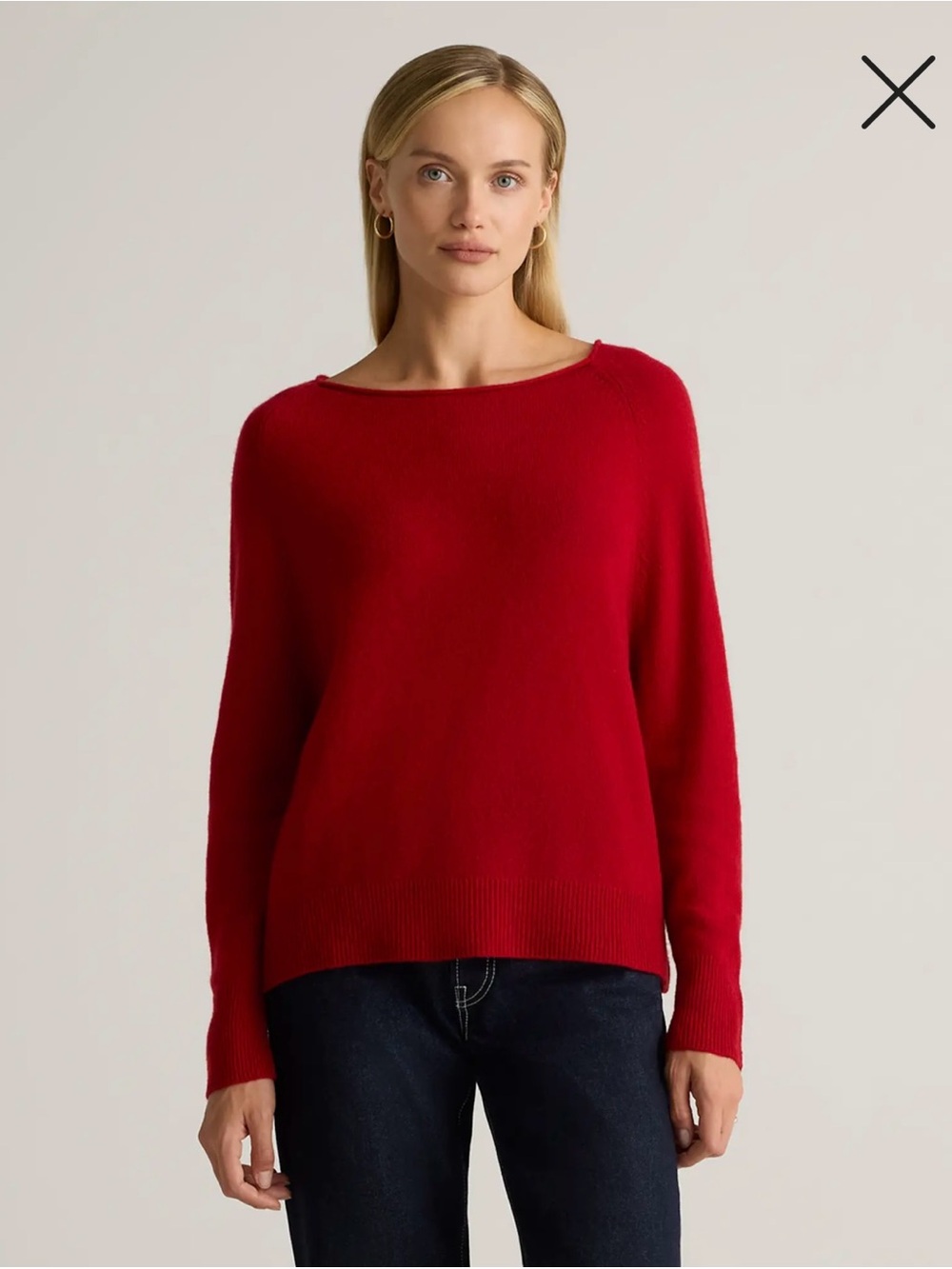 Quince Mongolian Cashmere Boatneck Sweater NWT Size Large - Picture 2 of 6